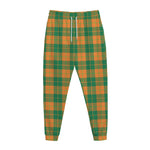 St. Patrick's Day Stewart Plaid Print Jogger Pants