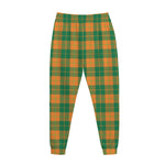 St. Patrick's Day Stewart Plaid Print Jogger Pants
