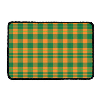 St. Patrick's Day Stewart Plaid Print Kitchen Mat
