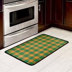 St. Patrick's Day Stewart Plaid Print Kitchen Mat