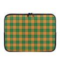 St. Patrick's Day Stewart Plaid Print Laptop Sleeve