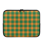 St. Patrick's Day Stewart Plaid Print Laptop Sleeve
