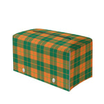 St. Patrick's Day Stewart Plaid Print Leather Tissue Box Cover