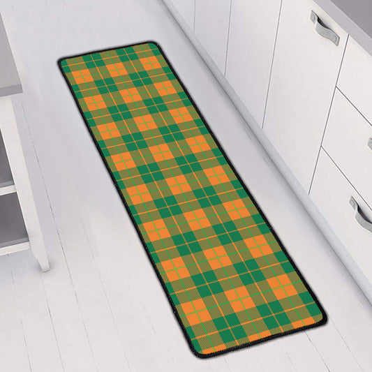 St. Patrick's Day Stewart Plaid Print Long Kitchen Mat