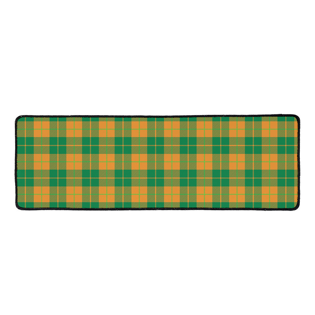 St. Patrick's Day Stewart Plaid Print Long Kitchen Mat