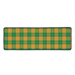 St. Patrick's Day Stewart Plaid Print Long Kitchen Mat