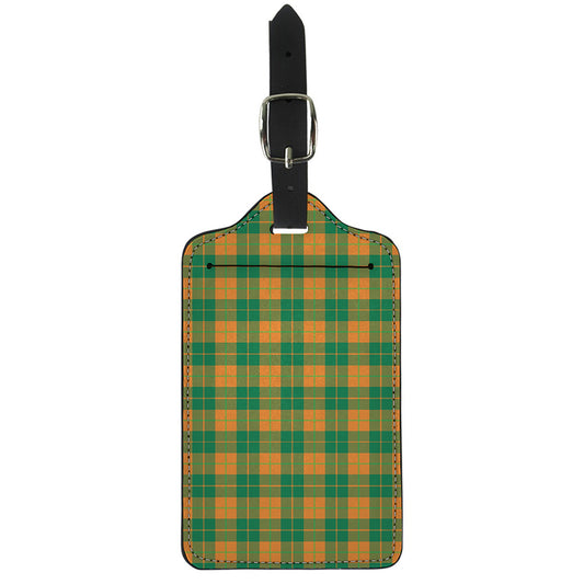 St. Patrick's Day Stewart Plaid Print Luggage Tag
