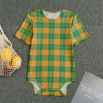 St. Patrick's Day Stewart Plaid Print Men's Bodysuit