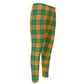 St. Patrick's Day Stewart Plaid Print Men's Compression Pants