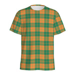 St. Patrick's Day Stewart Plaid Print Men's Sports T-Shirt