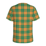 St. Patrick's Day Stewart Plaid Print Men's Sports T-Shirt