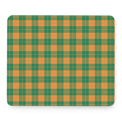 St. Patrick's Day Stewart Plaid Print Mouse Pad