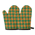 St. Patrick's Day Stewart Plaid Print Oven Mitts