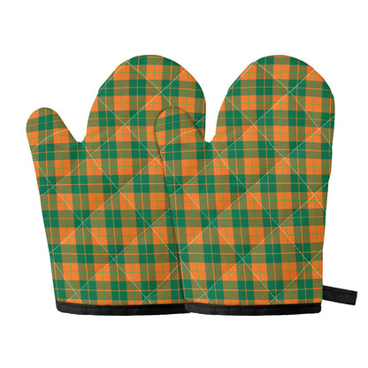 St. Patrick's Day Stewart Plaid Print Oven Mitts