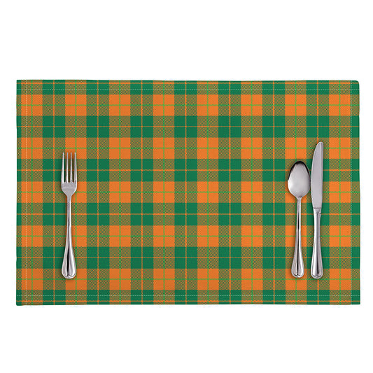 St. Patrick's Day Stewart Plaid Print Placemat