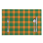 St. Patrick's Day Stewart Plaid Print Placemat