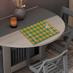 St. Patrick's Day Stewart Plaid Print Placemat