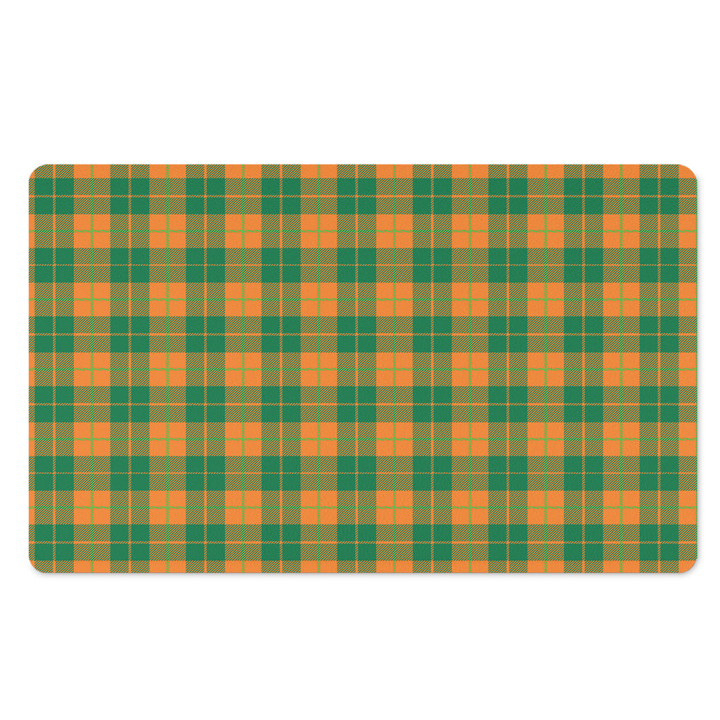 St. Patrick's Day Stewart Plaid Print Polyester Doormat