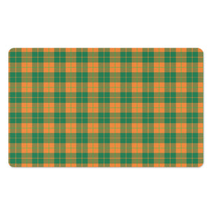 St. Patrick's Day Stewart Plaid Print Polyester Doormat