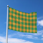 St. Patrick's Day Stewart Plaid Print Polyester Flag
