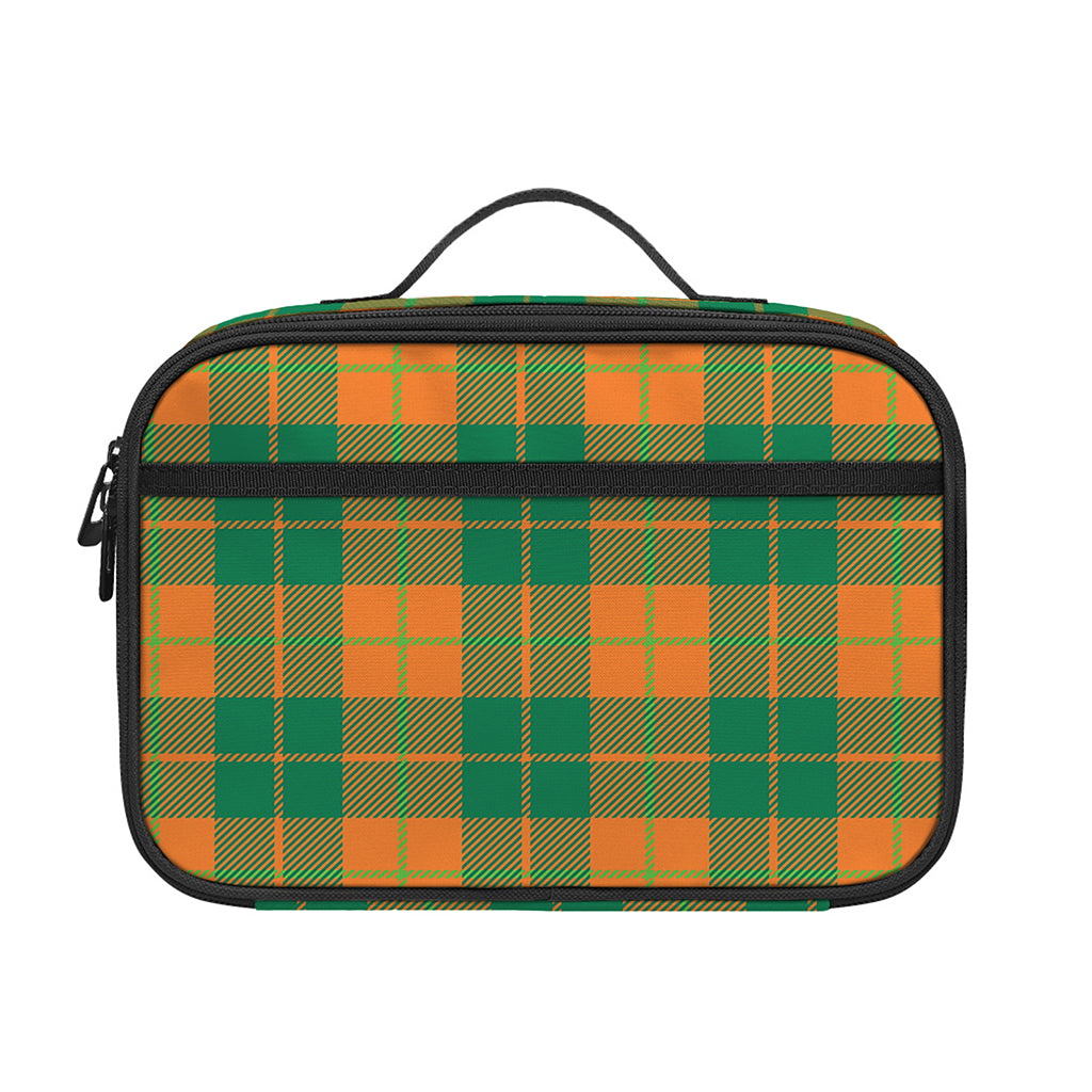 St. Patrick's Day Stewart Plaid Print Portable Lunch Bag