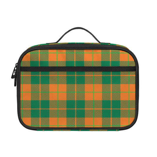 St. Patrick's Day Stewart Plaid Print Portable Lunch Bag
