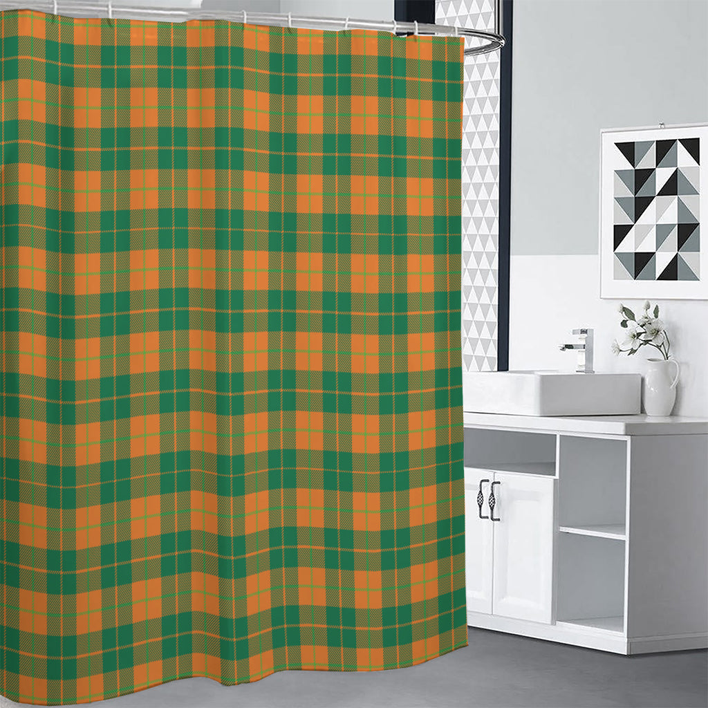 St. Patrick's Day Stewart Plaid Print Premium Shower Curtain