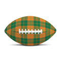 St. Patrick's Day Stewart Plaid Print Rugby Ball