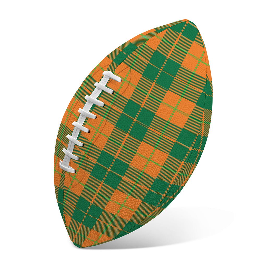 St. Patrick's Day Stewart Plaid Print Rugby Ball