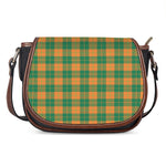 St. Patrick's Day Stewart Plaid Print Saddle Bag