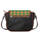 St. Patrick's Day Stewart Plaid Print Saddle Bag