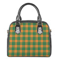 St. Patrick's Day Stewart Plaid Print Shoulder Handbag