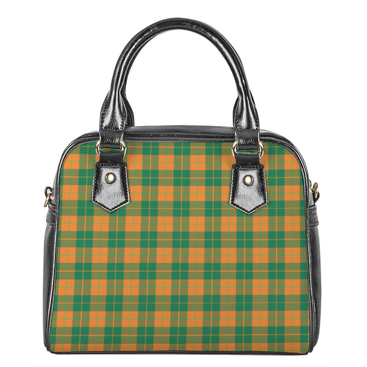 St. Patrick's Day Stewart Plaid Print Shoulder Handbag