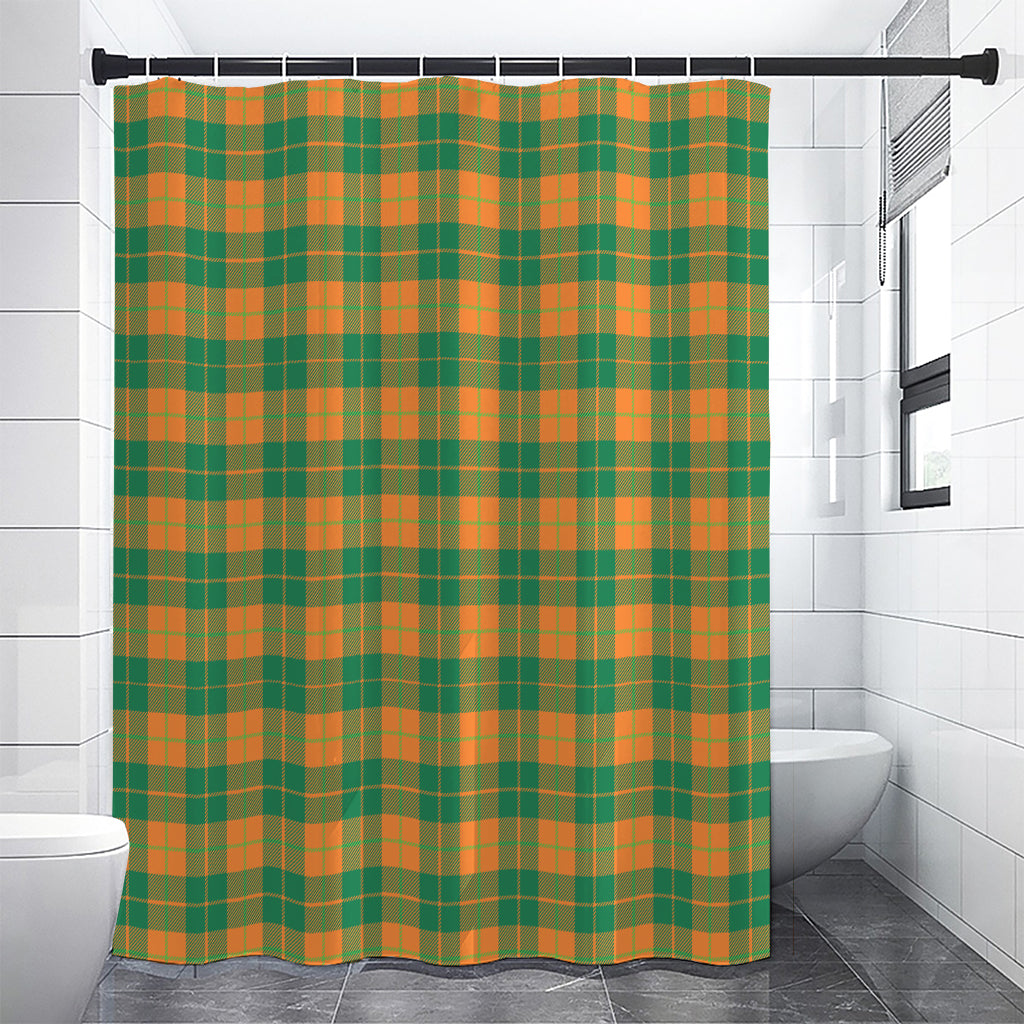 St. Patrick's Day Stewart Plaid Print Shower Curtain
