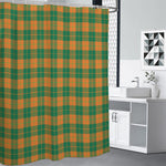 St. Patrick's Day Stewart Plaid Print Shower Curtain