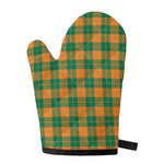 St. Patrick's Day Stewart Plaid Print Single Oven Mitt
