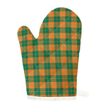 St. Patrick's Day Stewart Plaid Print Single Oven Mitt