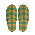 St. Patrick's Day Stewart Plaid Print Slippers