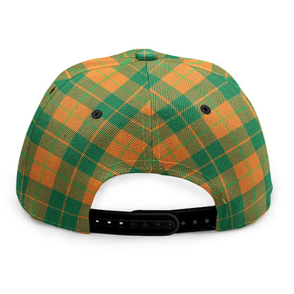 St. Patrick's Day Stewart Plaid Print Snapback Cap