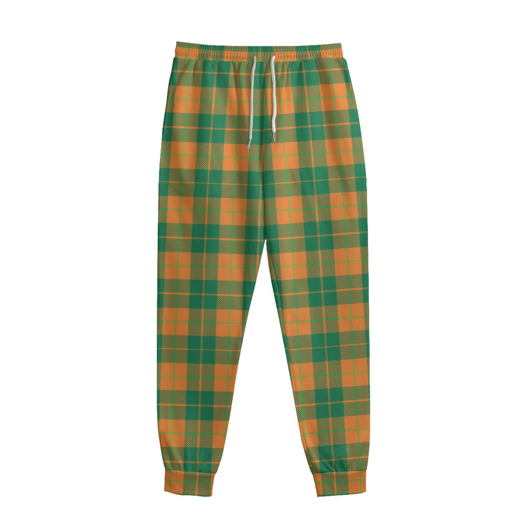 St. Patrick's Day Stewart Plaid Print Sweatpants