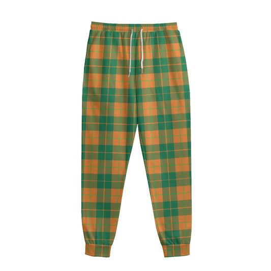 St. Patrick's Day Stewart Plaid Print Sweatpants