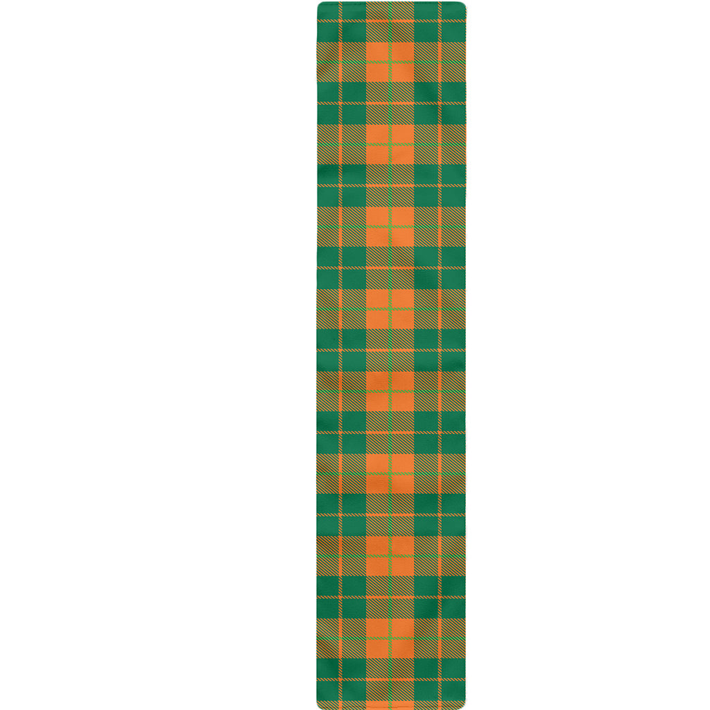 St. Patrick's Day Stewart Plaid Print Table Runner