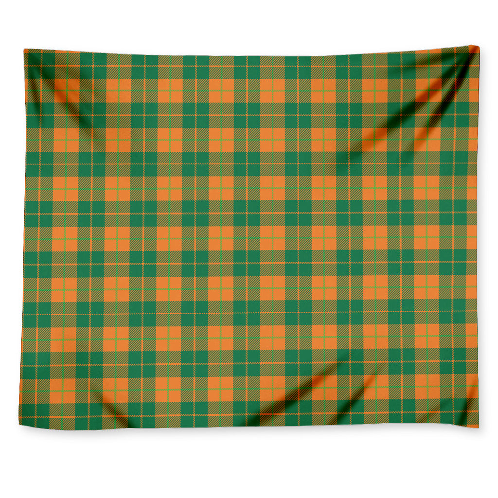 St. Patrick's Day Stewart Plaid Print Tapestry
