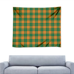 St. Patrick's Day Stewart Plaid Print Tapestry