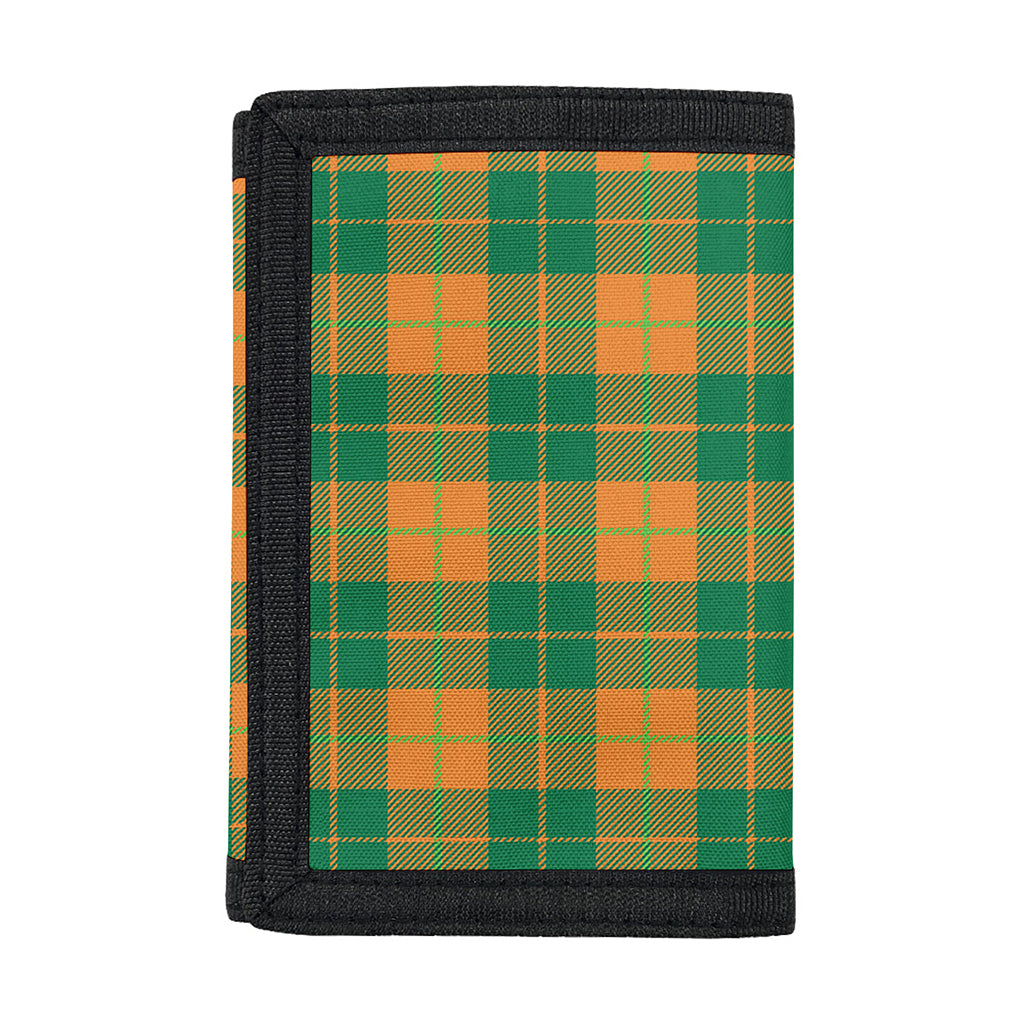 St. Patrick's Day Stewart Plaid Print Trifold Wallet