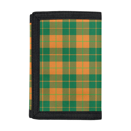 St. Patrick's Day Stewart Plaid Print Trifold Wallet