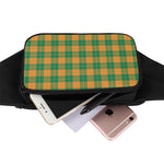 St. Patrick's Day Stewart Plaid Print Waist Bag