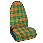 St. Patrick's Day Stewart Plaid Print Waterproof Car Seat Cover
