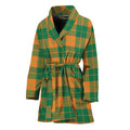 St. Patrick's Day Stewart Plaid Print Women's Bathrobe