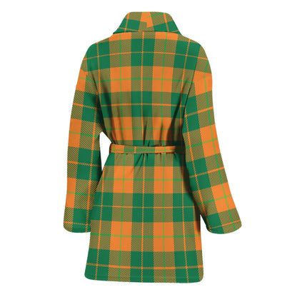 St. Patrick's Day Stewart Plaid Print Women's Bathrobe